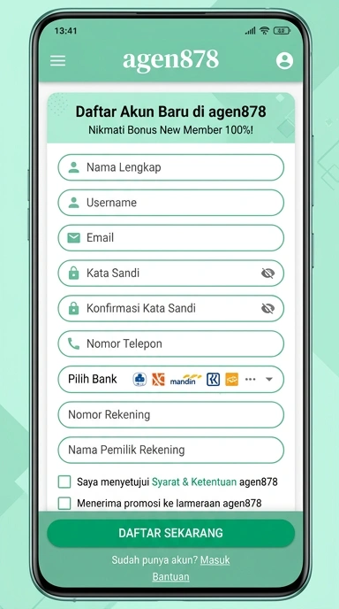 Buat Akun Baru agen878 Dengan Mudah