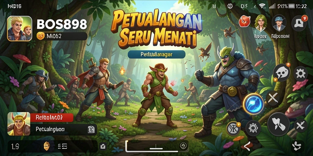 Antarmuka menawan dari <strong>BOS898</strong> dalam petualangan penuh warna.