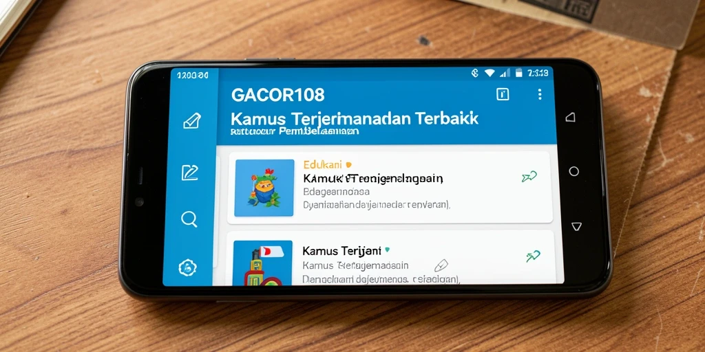 Antarmuka GACOR108 yang sederhana dan fungsional.