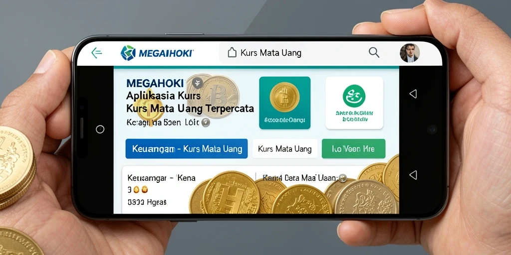 Tampilan antarmuka aplikasi MEGAHOKI yang jelas dan informatif.